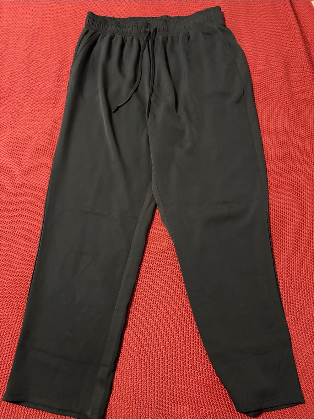 MELLODAY Black Womens Drawstring Pants